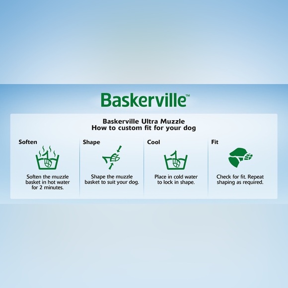 Ultra Dog Adjustable Basket Muzzle, Black, Size 1, New w/ Guide, but w/o box - Picture 4 of 7